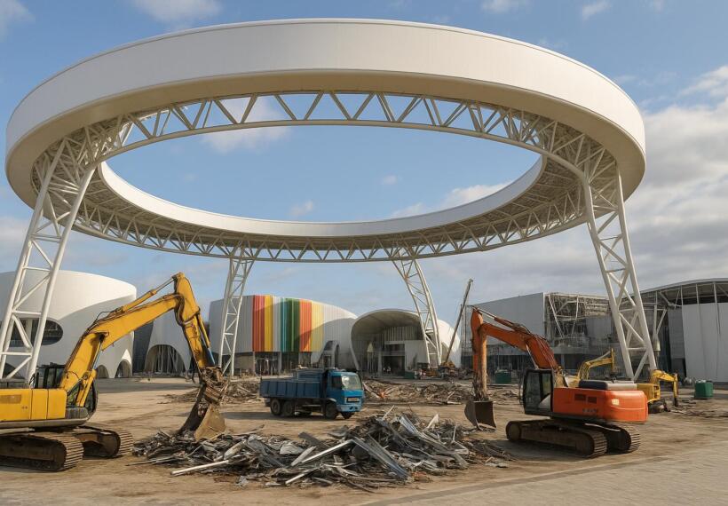大阪万博のパビリオン解体始まる！夢洲で始まる新たな都市づくり