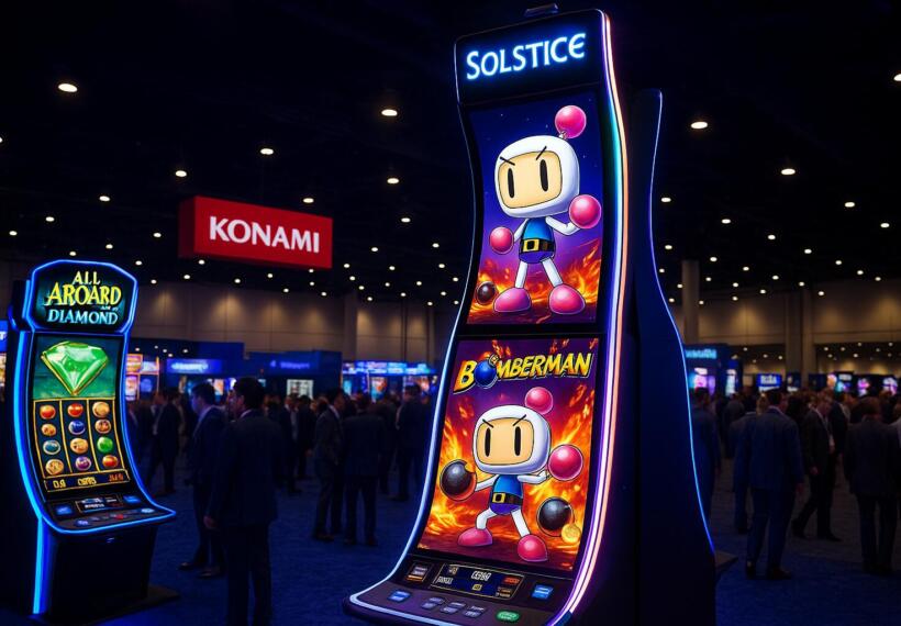 コナミがオンラインカジノ市場に本格参入？G2Eラスベガスで新スロットマシンを披露