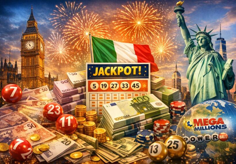 世界の宝くじ最高額に注目！2026年はイタリアが新ミリオネア数で世界2位？